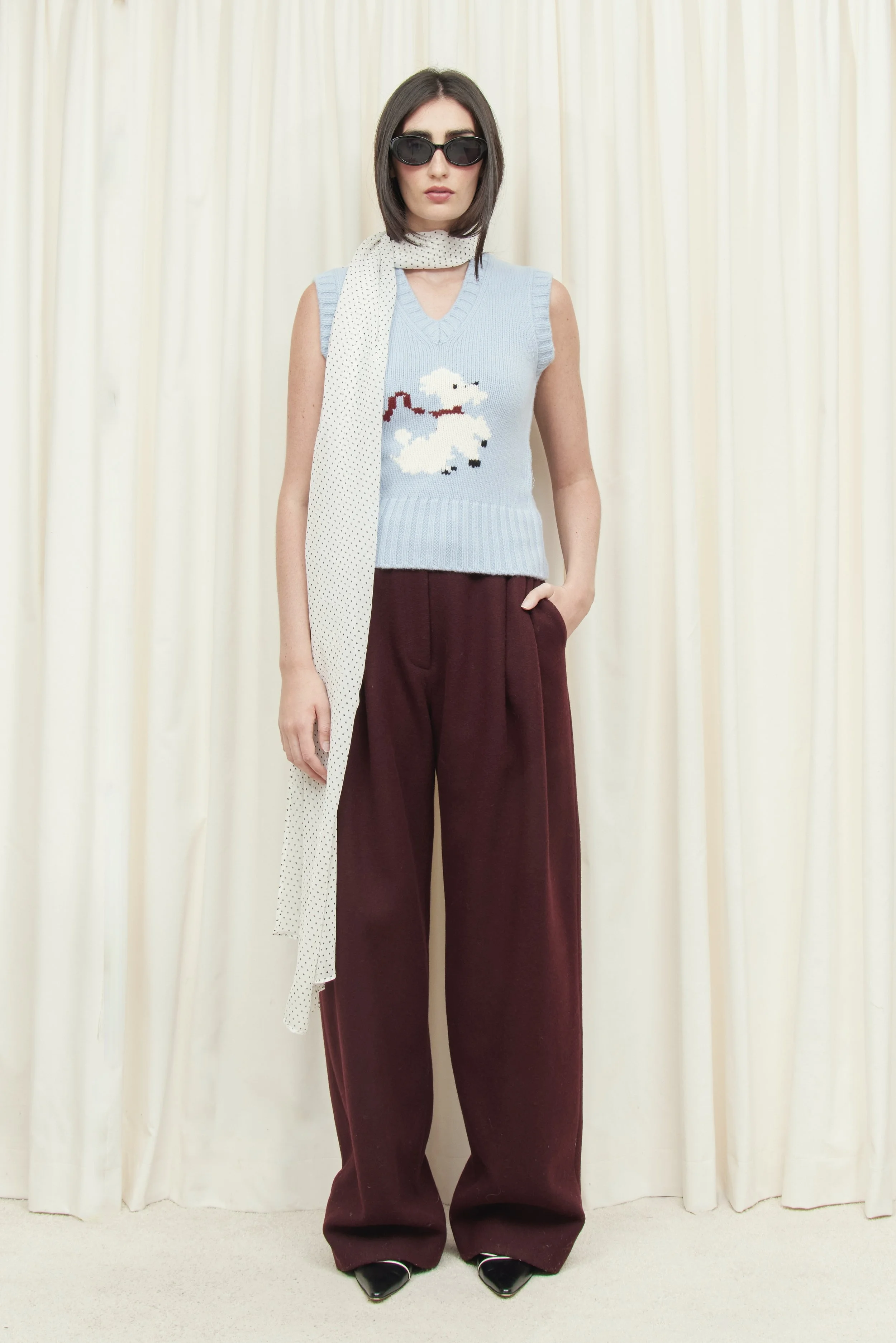 Topher Poodle Sweater Vest — Tanner Fletcher